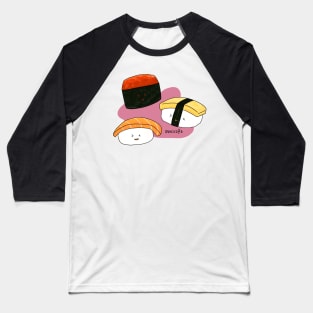 Happy Sushi Party Time Baseball T-Shirt